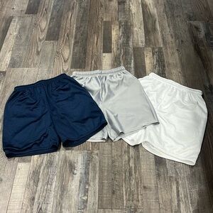 Hibbett Sports athletic shorts. 3 pair